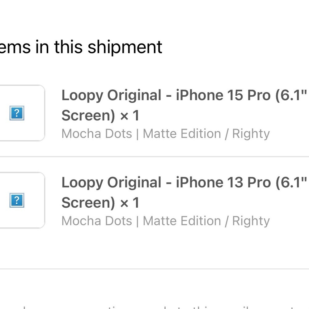 Loopy Case Spotted Black and Cream Phone Case - Picture 2 of 2